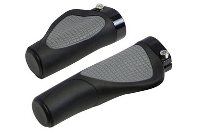 Qt cycle tech handvatten ergo 95/130 mm zwart/grijs op kaart