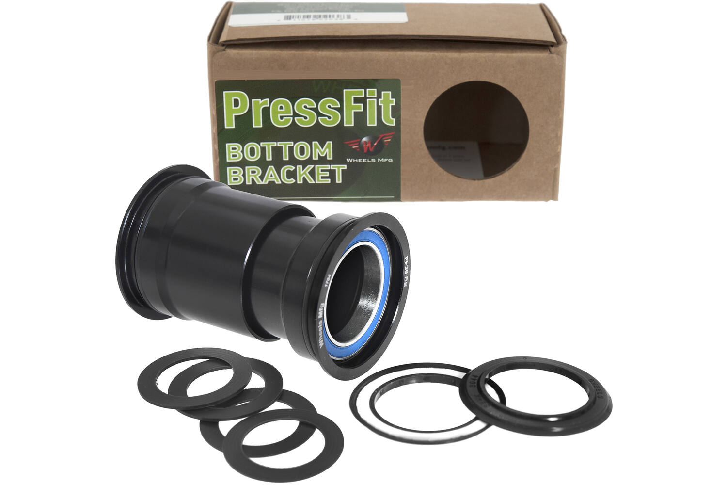 Wheels manufacturing wheels mfg - trapas pressfit 30 abec 3 zwart