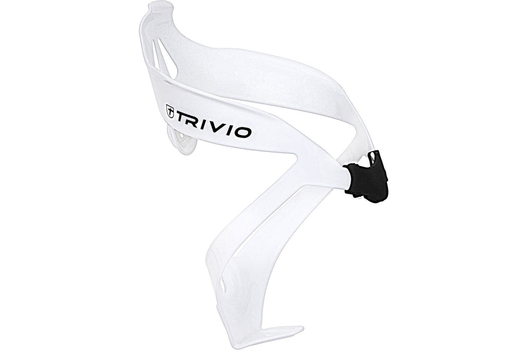 Trivio - bidonhouder lichtgewicht aluminium wit / zwart