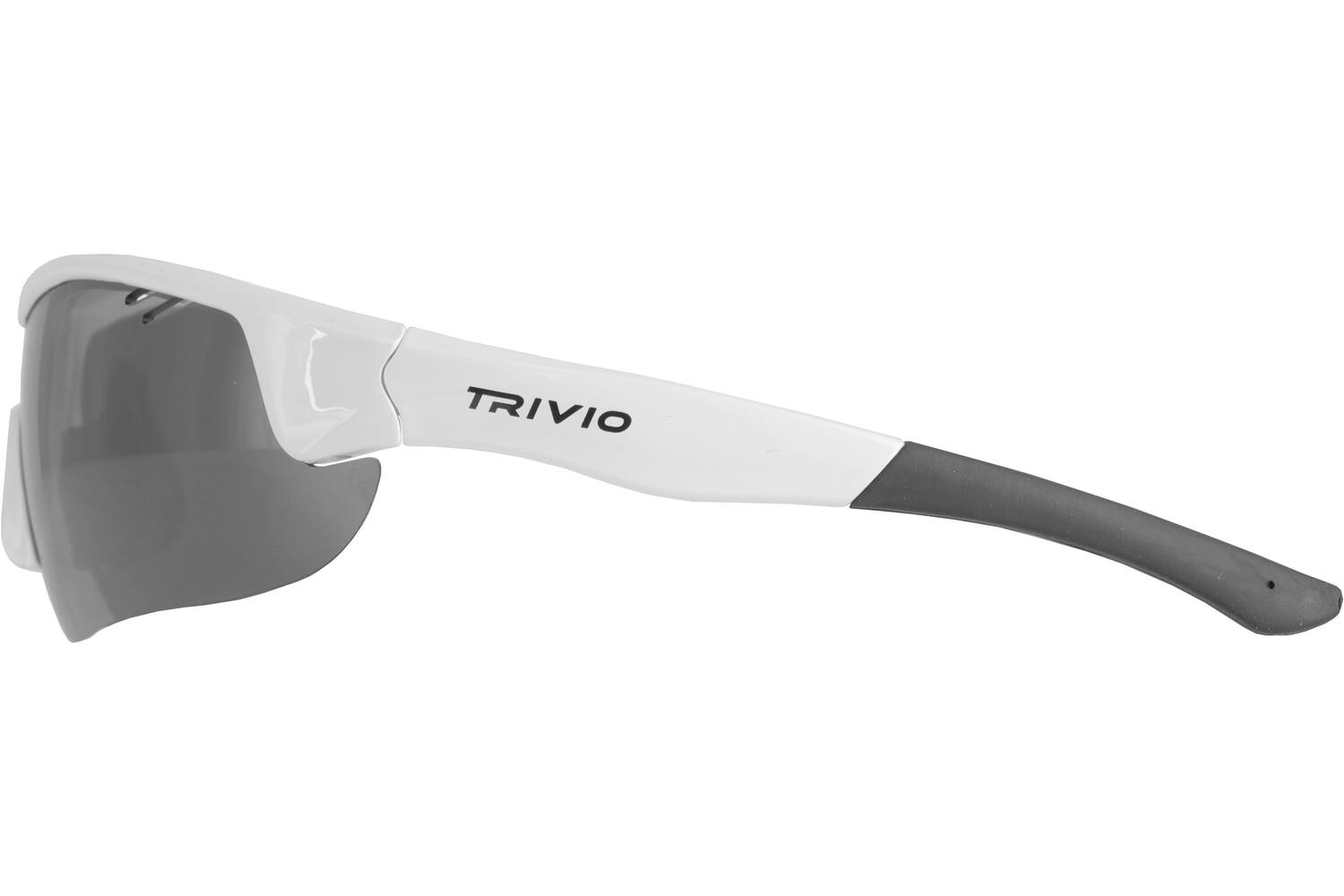 Trivio - fietsbril vento nova wit lens zwart mirror