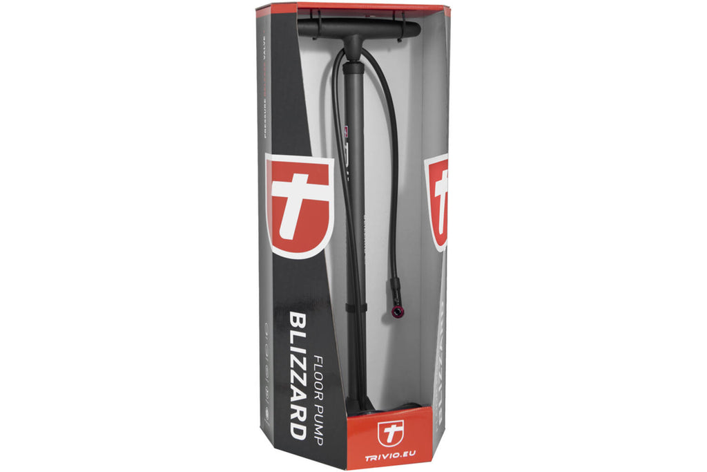 Trivio - fietspomp blizzard hogedruk 12 bar 180 psi staal