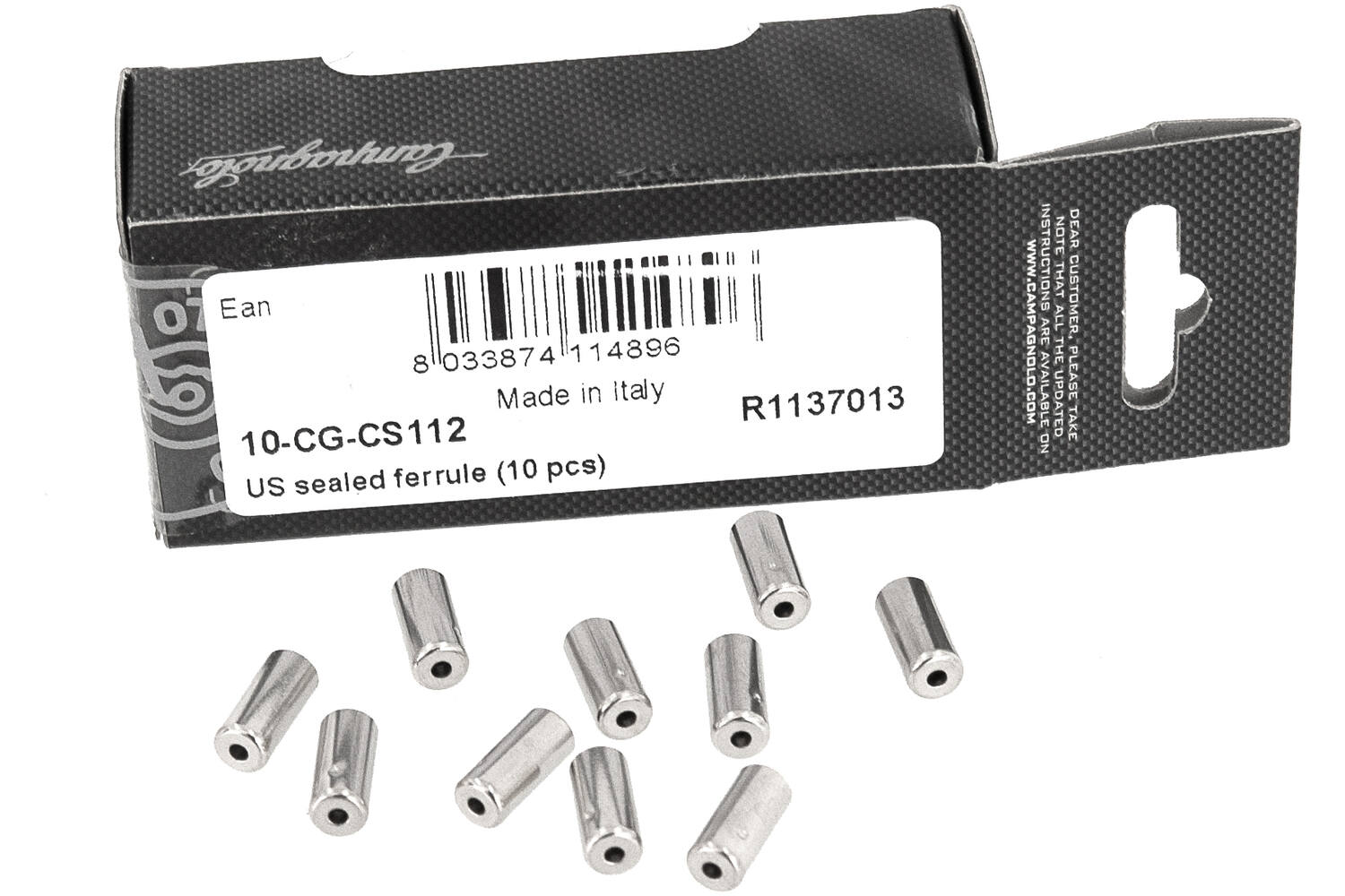 Campagnolo - ferulle voor derailleurkabel - 10 st.