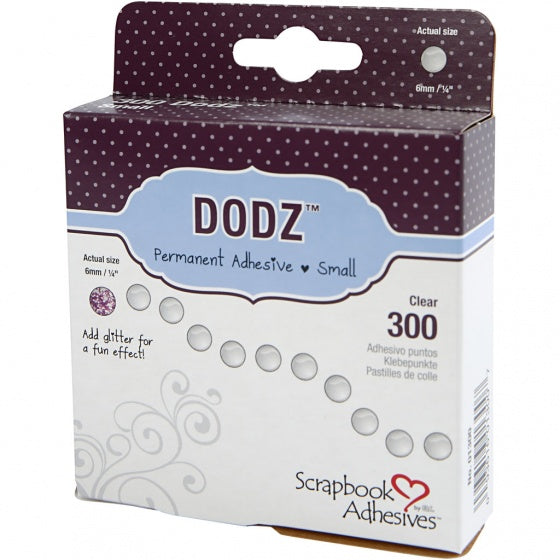 Dodz zelfklevende dots, d 6 mm, dikte 0,5 mm, 300 stuk 1 doos