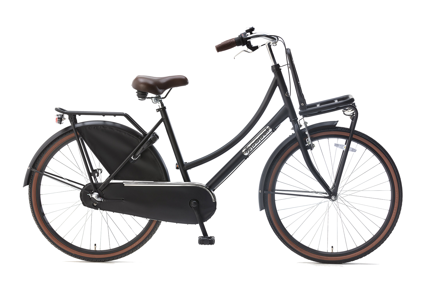 popal | meisjesfiets | daily dutch basic+ 26 | staal | zwart