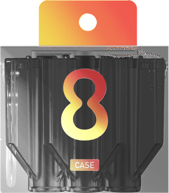 Target 8 Flight Clear Case Black