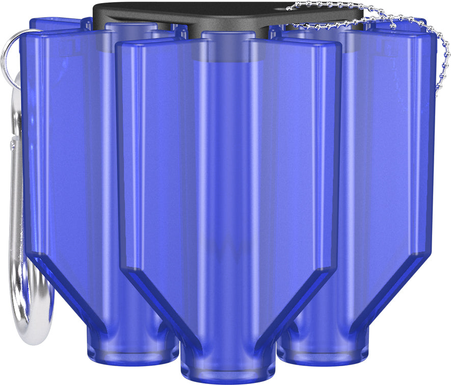 Target 8 Flight Clear Case Blue