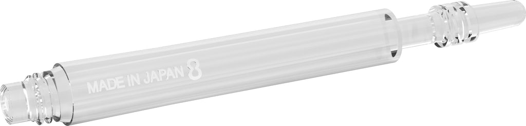! Target 8 Flight Spin Shaft Clear Medium