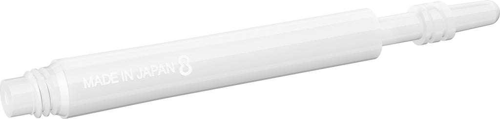 Target 8 Flight Spin Shaft White Medium