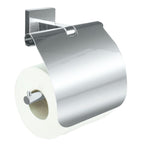 Kleine Wolke Kleine Wolke Toiletrolhouder met deksel Luno zilverkleurig