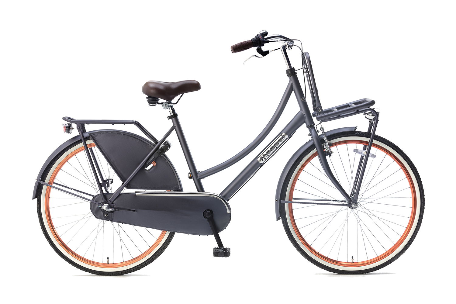 popal | meisjesfiets | daily dutch basic+ 26 | staal | blauw