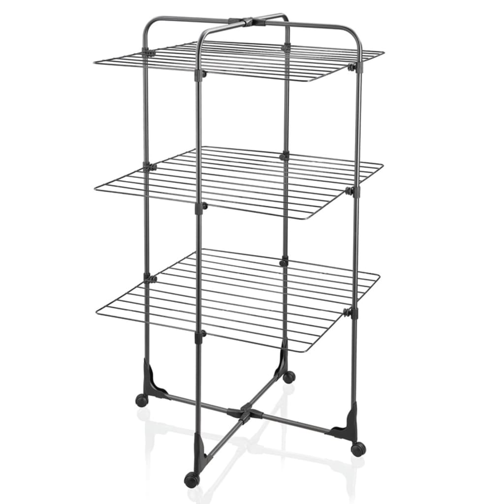 Leifheit 81470 classic 270 droogtoren 3 etages 27 m drooglengte 126x68x68 cm zwart