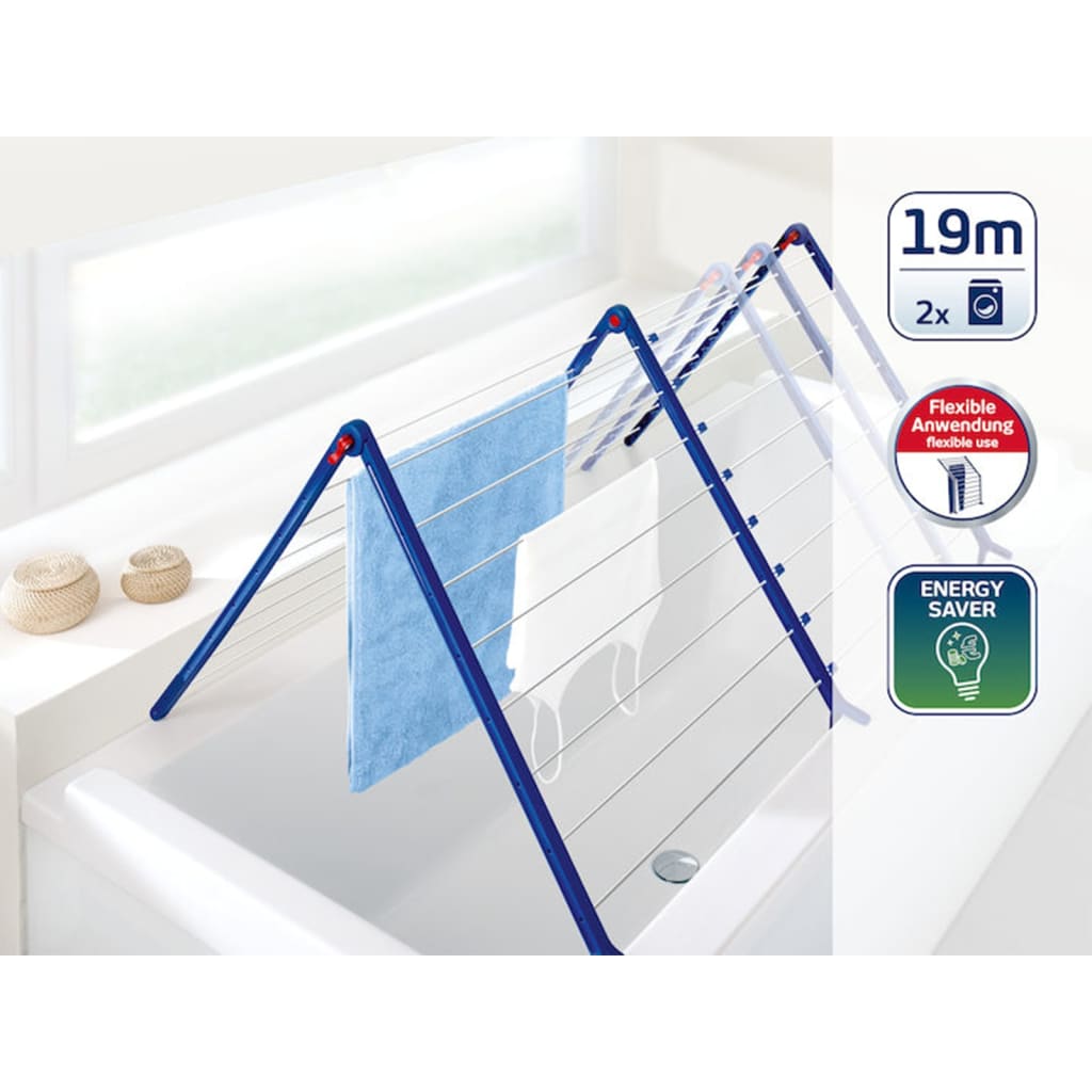 Leifheit 81702 droogrek pegasus bath 190 extendable voor op het bad