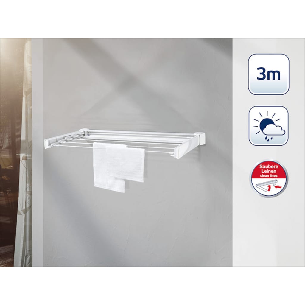 Leifheit wanddroger telegant 30 300cm