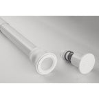 Ridder douchegordijnstang telescopisch 70-115 cm wit 55101