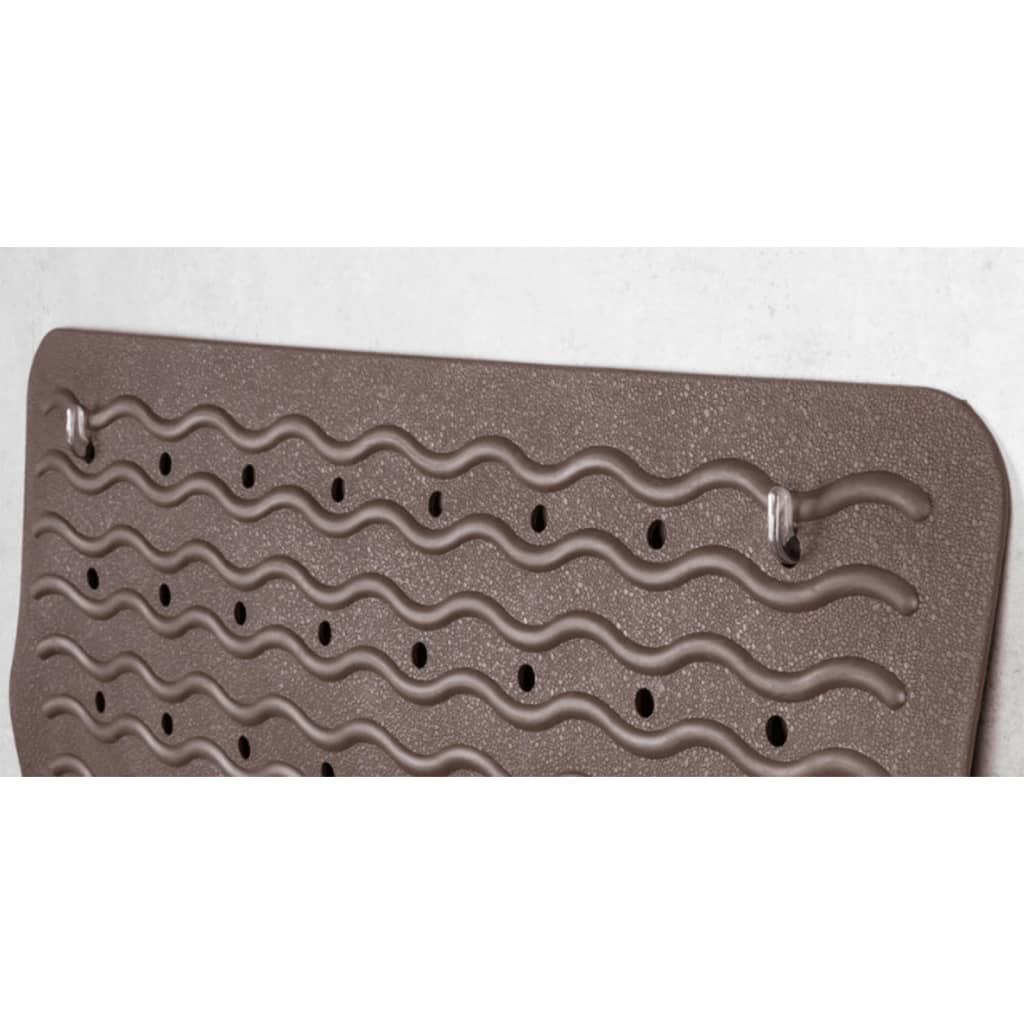 Ridder badmat anti-slip playa 80x38 cm zwart 68310
