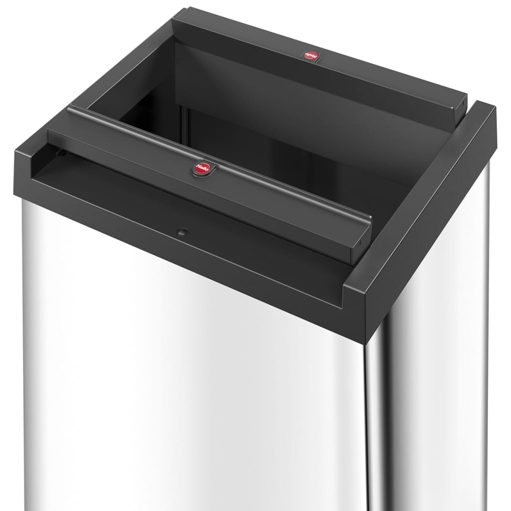 Hailo prullenbak 0840-111 zilver big-box swing l
