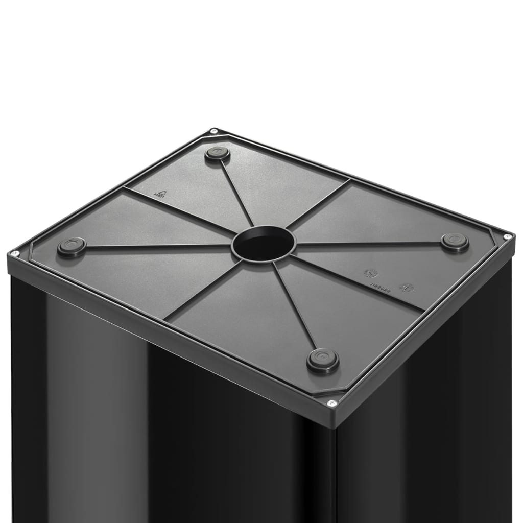 Prullenbak hailo 0860-241 zwart big-box swing xl