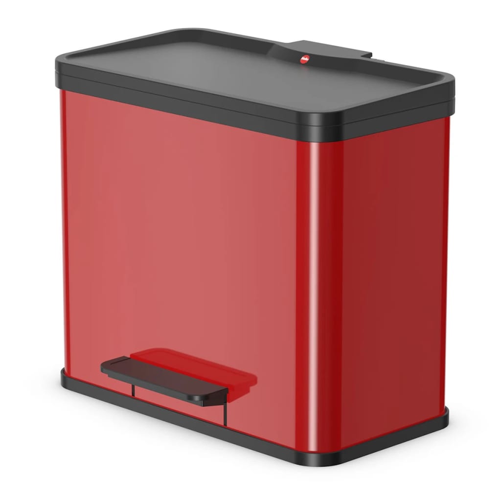 Hailo Hailo Pedaalemmer Oko Duo Plus maat L 17+9 L rood 0630-240