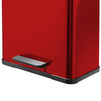 Hailo Hailo Pedaalemmer Oko Duo Plus maat L 17+9 L rood 0630-240