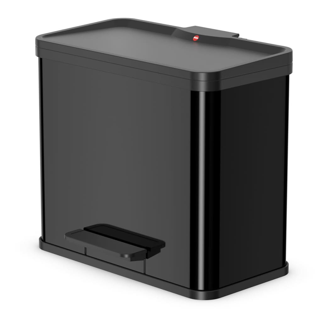 Hailo 0630-260 oko duo plus l pedaalemmer 17+9l zwart
