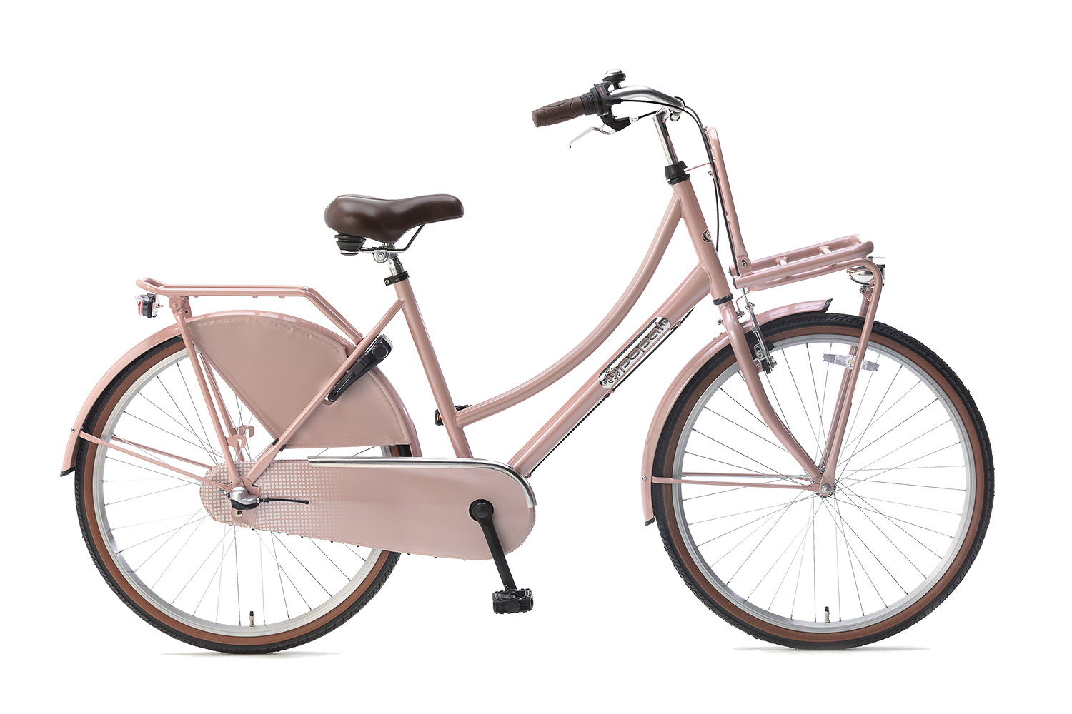 popal | meisjesfiets | daily dutch basic+ 26 | staal | zalm