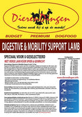 Budget premium dogfood digestive mobility support lamb
