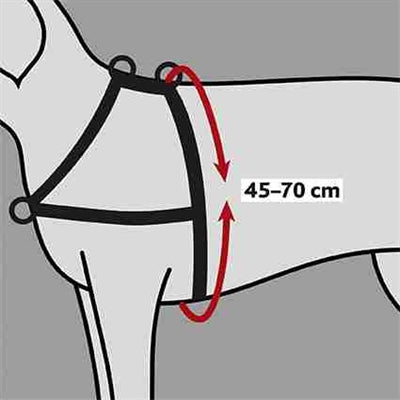 Trixie Hondentuig trainingstuig lead'n'walk soft zwart
