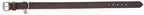 Trixie halsband hond rustic vetleer donkerbruin