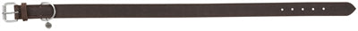 Trixie halsband hond rustic vetleer donkerbruin