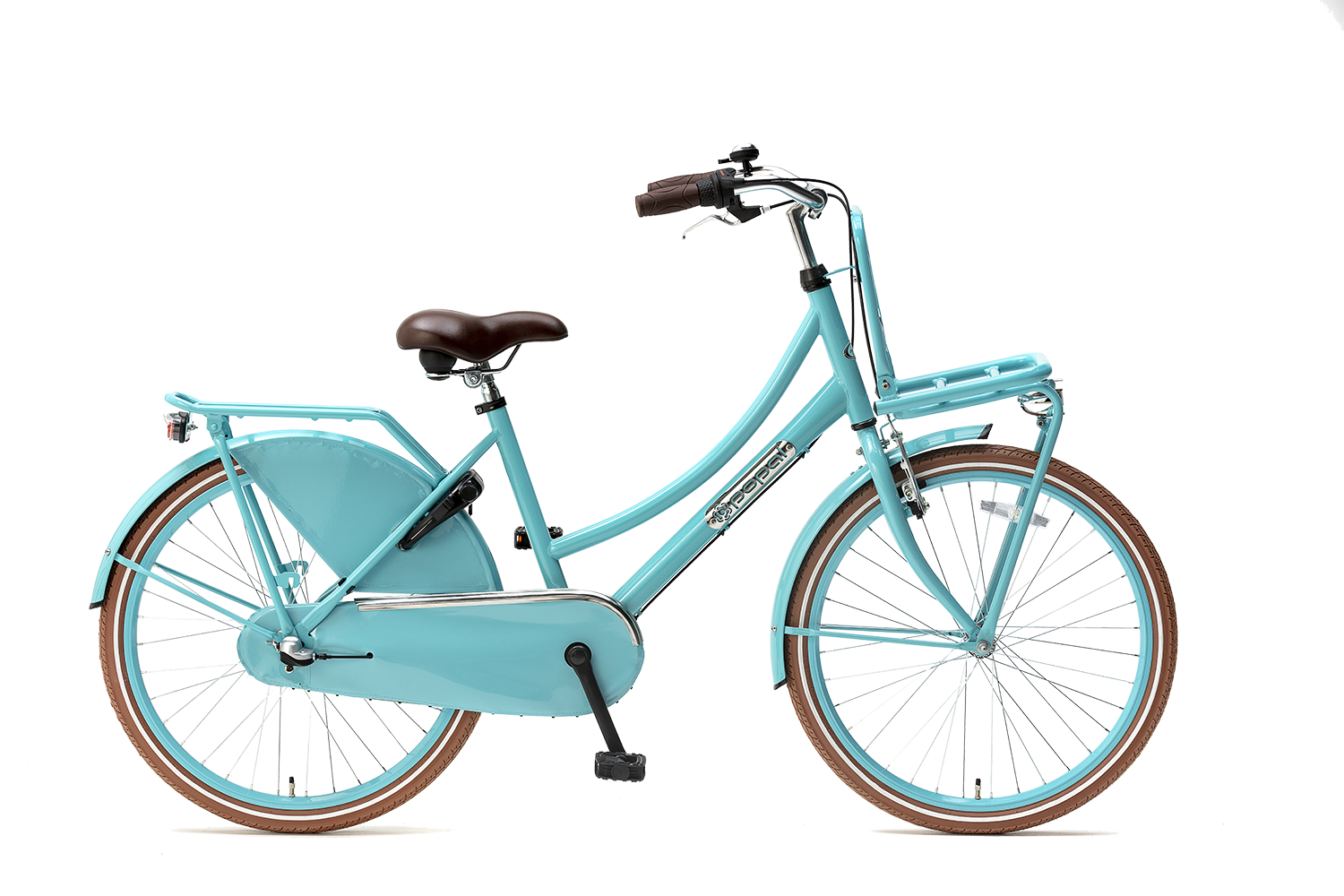 popal | meisjesfiets | daily dutch basic+ 24 | staal | turquoise