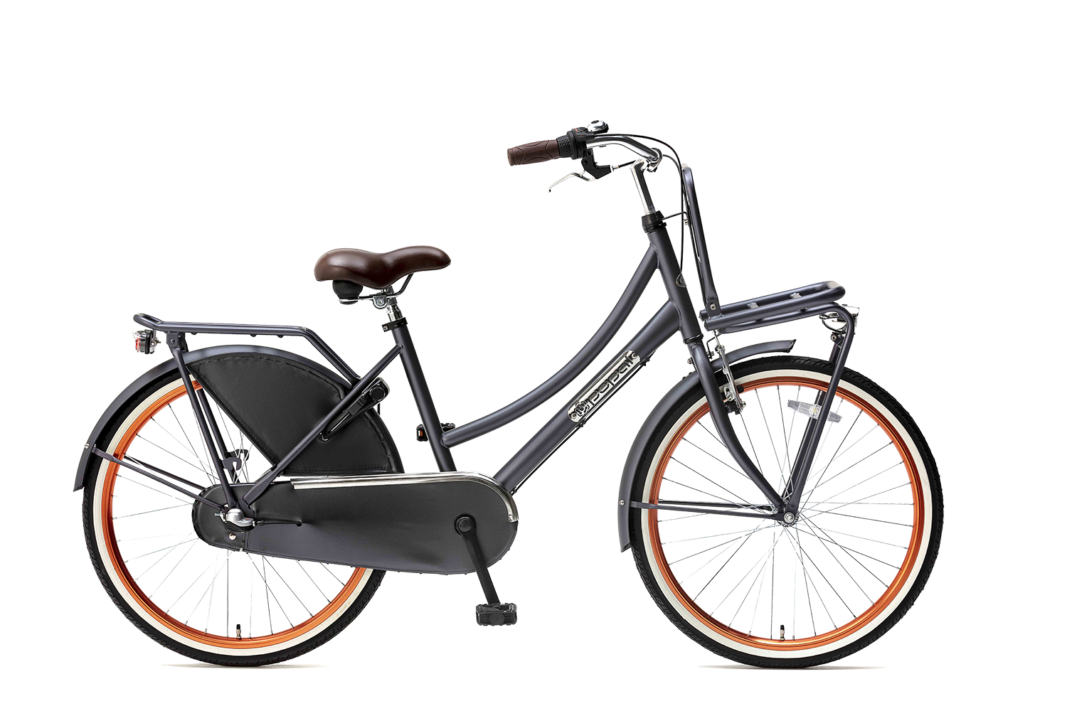 popal | meisjesfiets | daily dutch basic+ 24 | staal | blauw