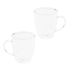 Hi cappuccinoglazenset 2-delig 270 ml transparant