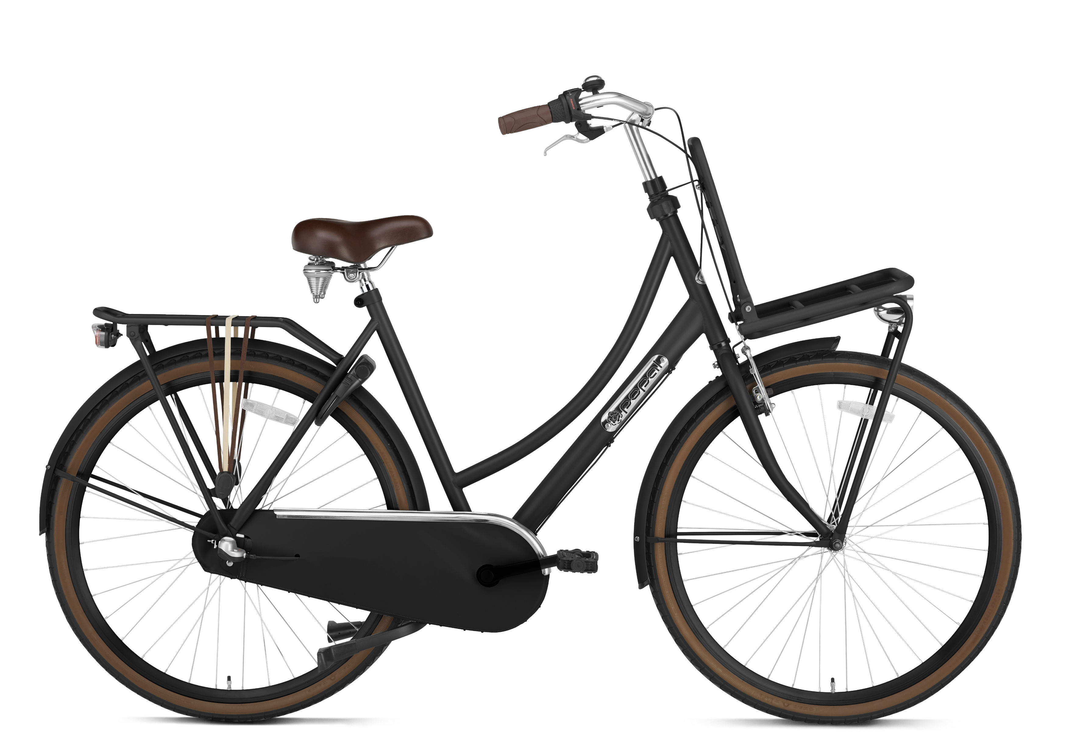 Popal | Damesfiets | Daily Dutch Basic+ 28 | Staal | Zwart