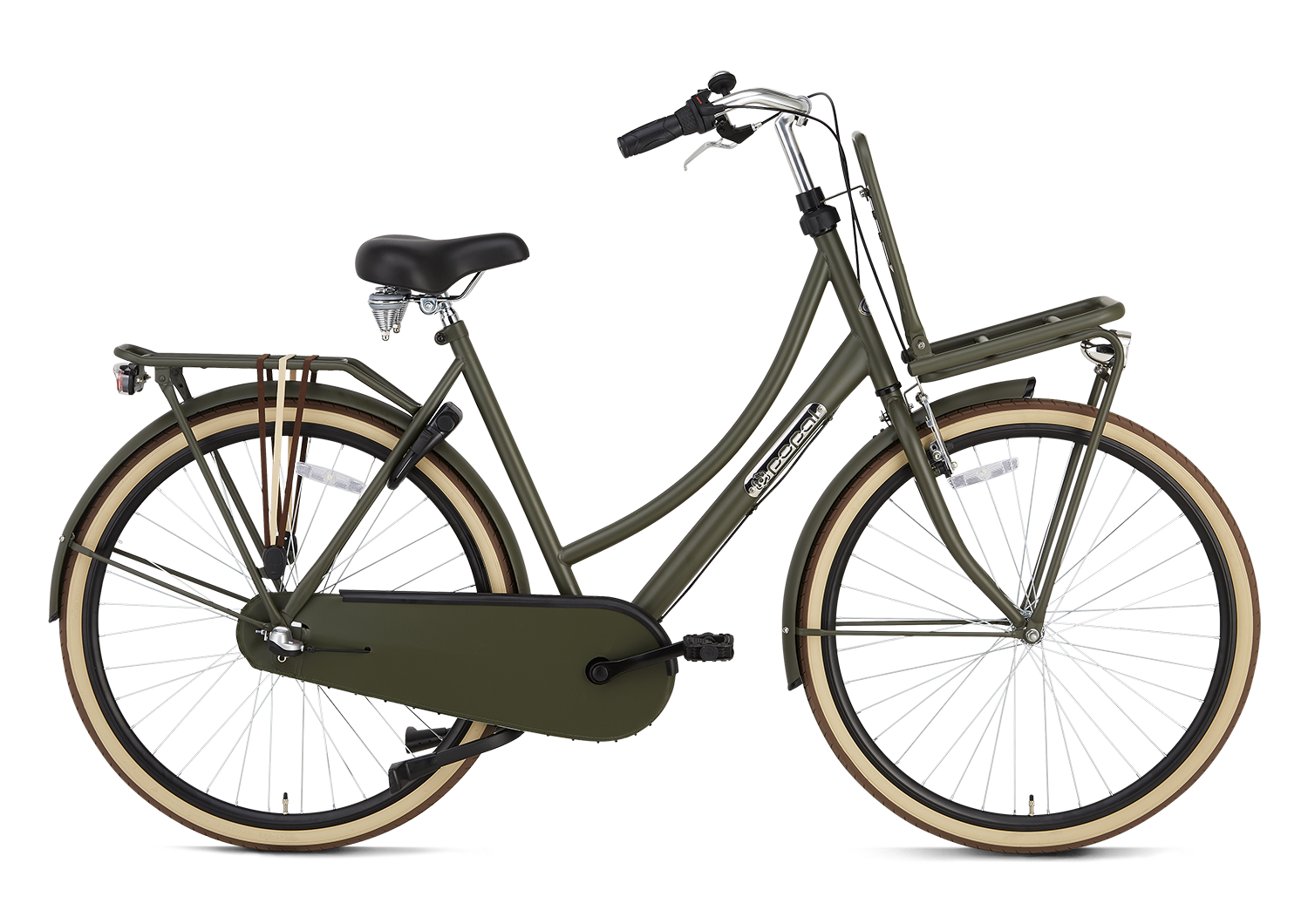 Popal | Damesfiets | Daily Dutch Basic+ 28 | Staal | Groen