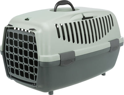 Trixie Be eco vervoersbox capri antraciet / grijs-groen