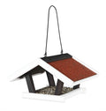 Trixie natura voederhuis hangend grenenhout zwart / wit