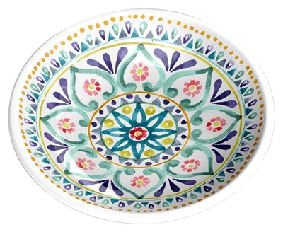 Tarhong Voerbak kat boho medallion multi