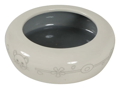 Zolux Voerbak / drinkbak keramisch beige