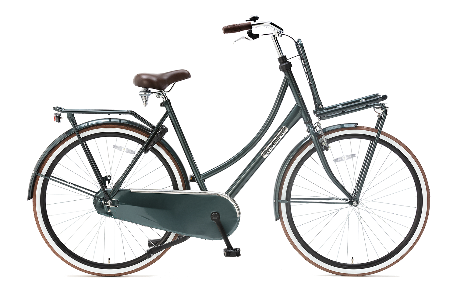 Popal | Damesfiets | Daily Dutch Basic 28 | Staal | Groen