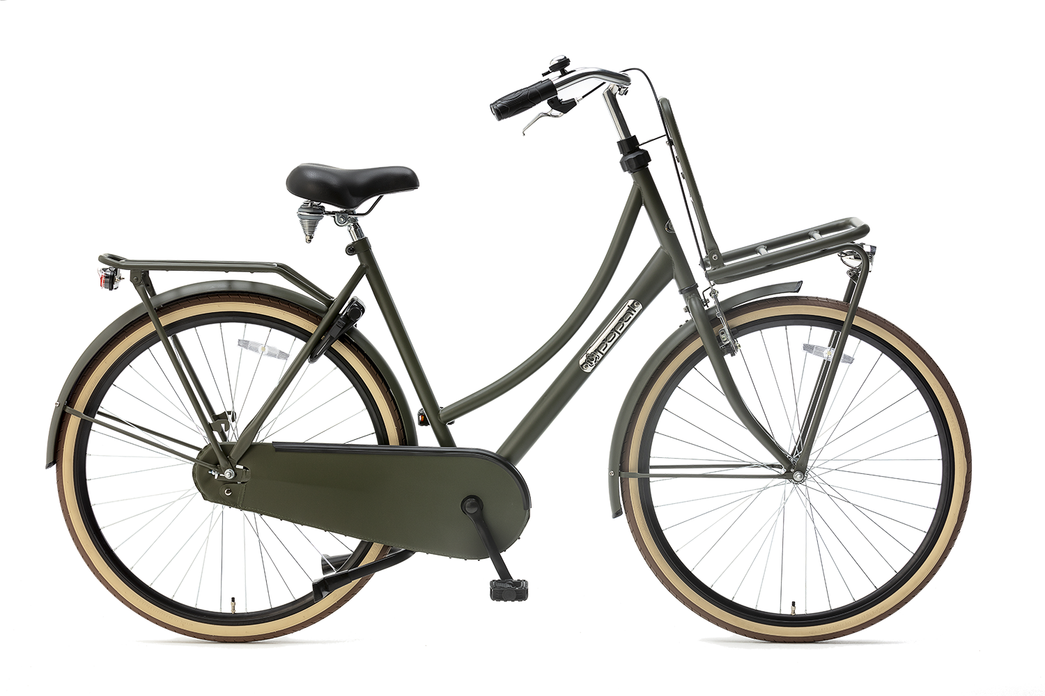 Popal | Damesfiets | Daily Dutch Basic 28 | Staal | Groen
