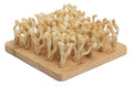 Bunny nature Snuffleboard hout met sisal