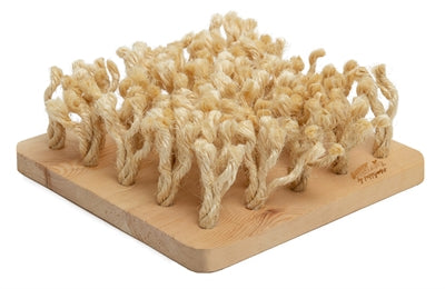 Bunny nature Snuffleboard hout met sisal