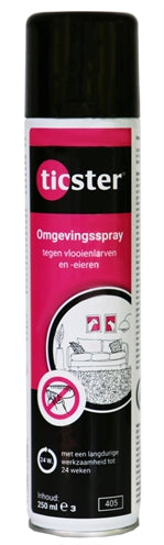 Ticster Omgevingsspray tegen vlooienlarven en -eieren