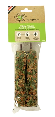 Happy pet Knaagsticks wortel / paardenbloem