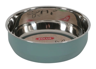Zolux Ehop voerbak inox rvs groen