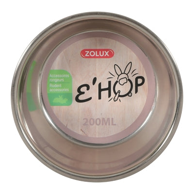 Zolux Ehop voerbak inox rvs roze