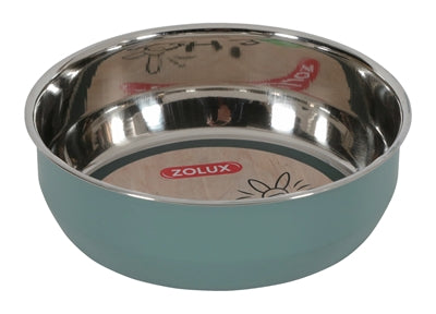 Zolux Ehop voerbak inox rvs groen