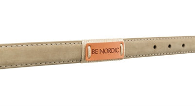 Trixie Halsband hond be nordic leer zand beige