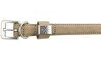 Trixie Halsband hond be nordic leer zand beige