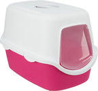 trixie kattenbak vico roze wit